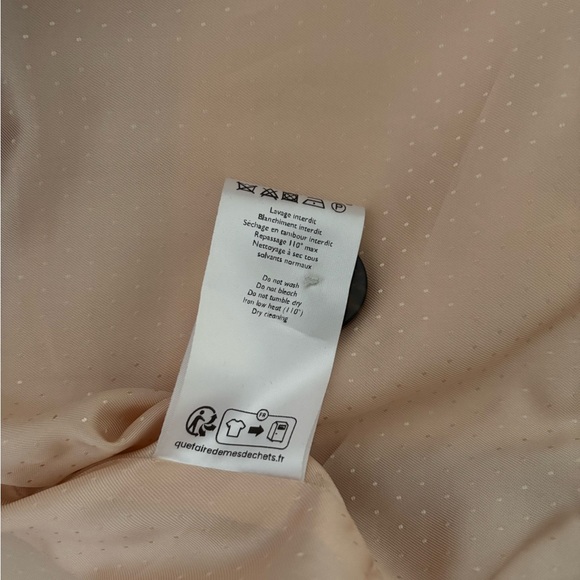 Sezane Leo coat in pink, size 2 - Picture 5 of 13